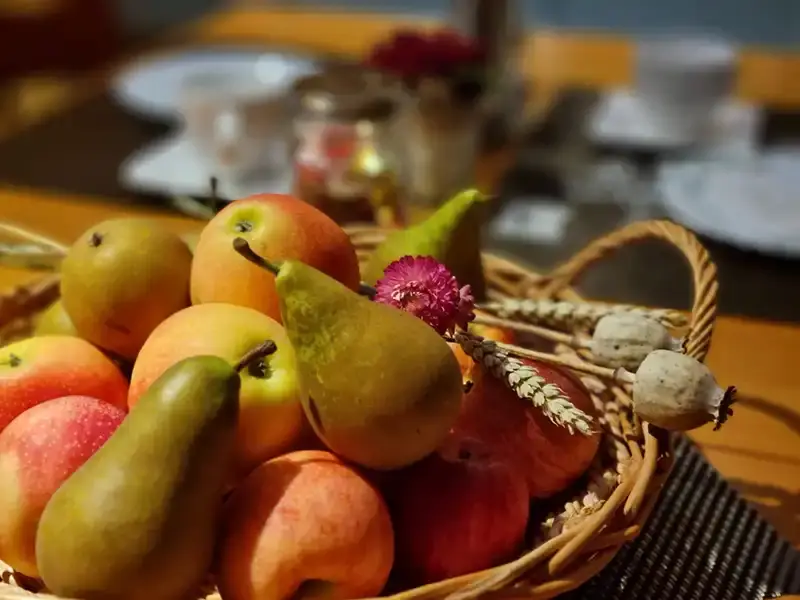 Frühstück in der Pension Ilmhof