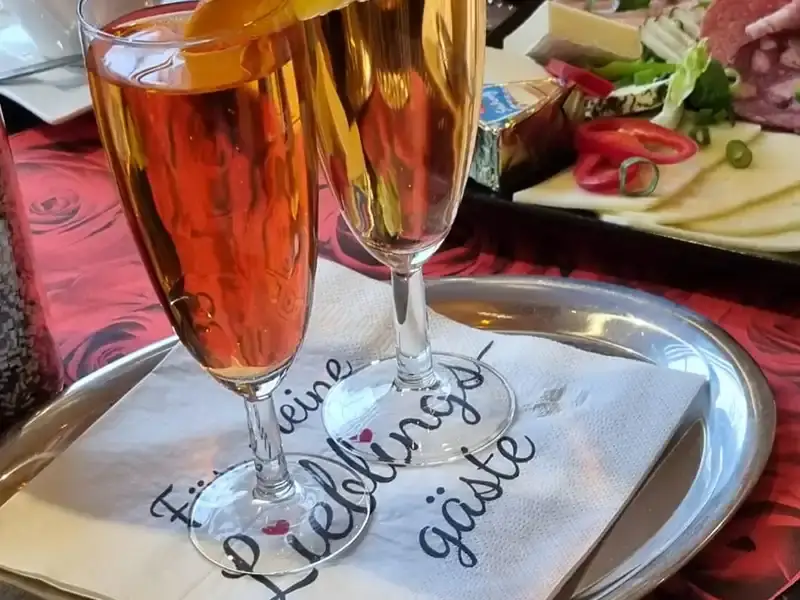 Frühstück in der Pension Ilmhof